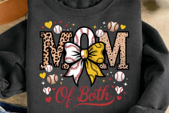 Download Mom of Both Baseball Softball Mama - Premium Resources
