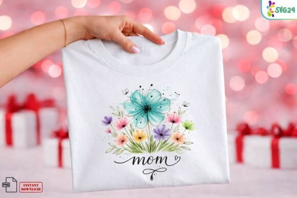 Download Boho Floral Mom PNG, Floral Mama T-Shirt - Premium Resources