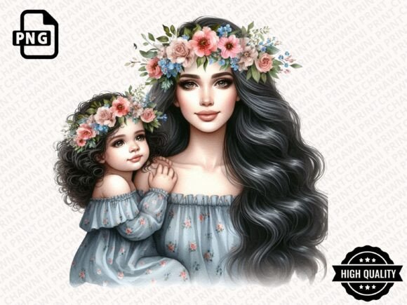 Download Watercolor Mother's Day Floral Clipart - Premium Resources