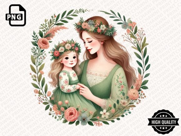 Download Watercolor Mother's Day Floral Clipart - Premium Bundle