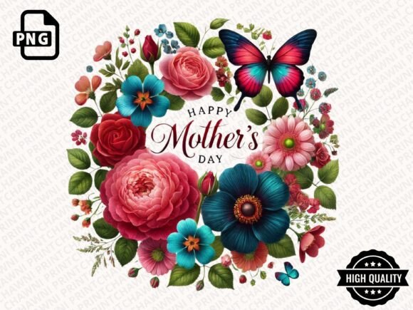Download Watercolor Mother's Day Floral Clipart - Premium Resources